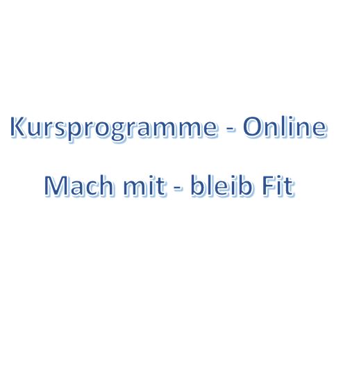 Online – Kursprogramme